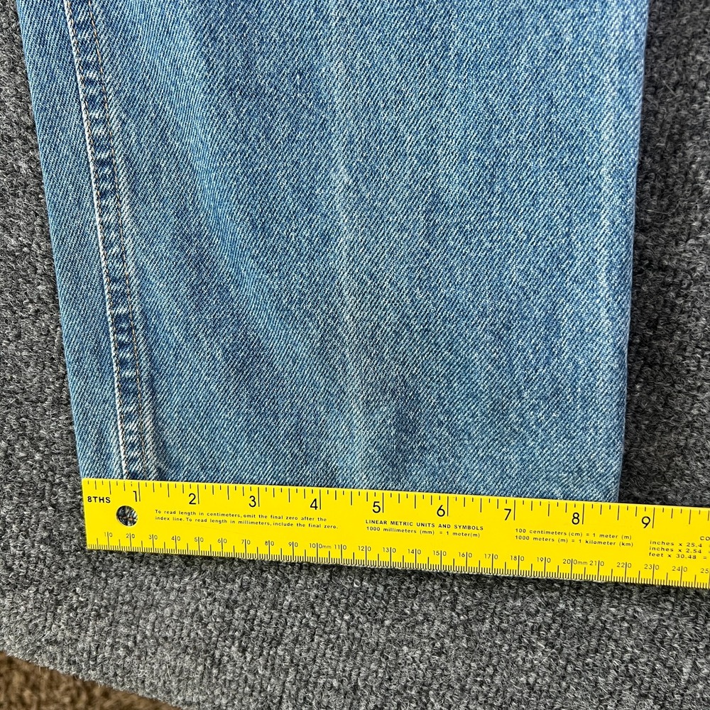Carhartt Traditional Fit Jeans Mens 36x31.5‎ Blue Denim Cotton Straight Mid Rise - Picture 4 of 13